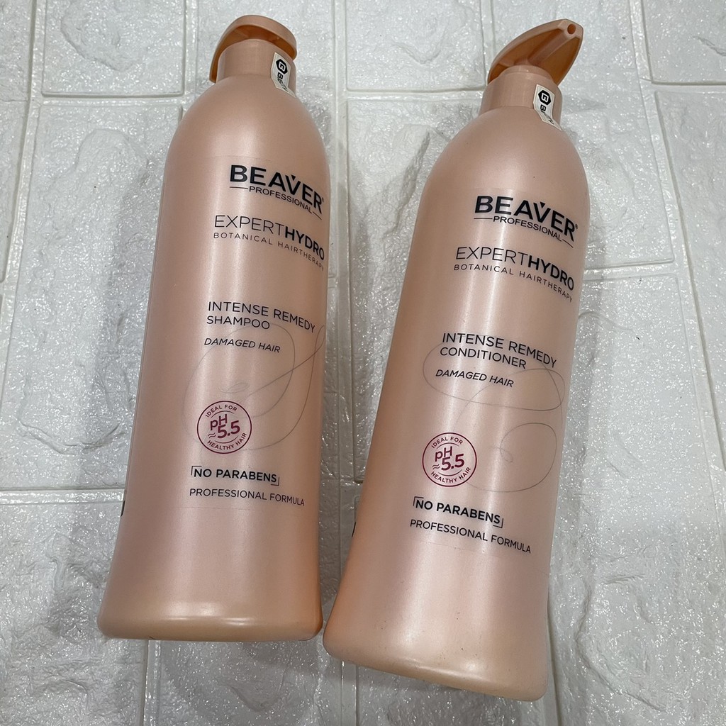 Dầu gội xả phục hồi chuyên sâu BEAVER Intense Remedy 768mlx2