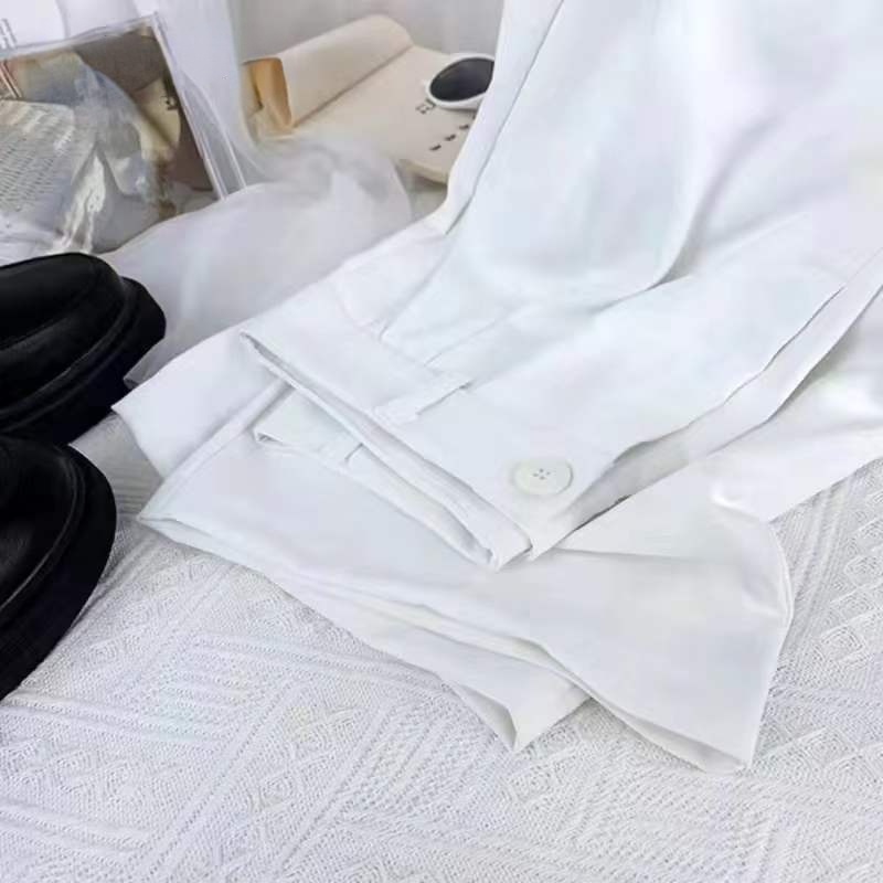 Quần Dài Ống Đứng Lưng Cao Thời Trang Công Sở Cho Nữ