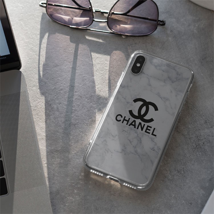 Ốp điện thoại chanel đẹp logo chanel nền hình đá cẩm thạch độc lạ dành cho Iphone 5 đến 12 Promax BRD20210356