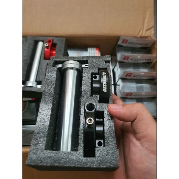Cùm ga tăng tốc Accosato CNC chính hãng cho Sirius,Wave,Raider, Ex150, Ex155, Winner, Vario, Click,Mio...
