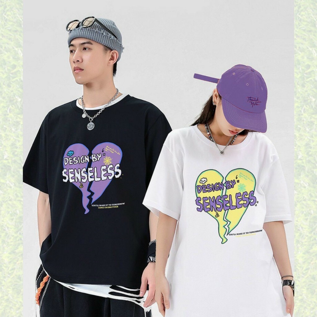 Áo thun nam nữ form rộng, áo phông ngắn tay cổ tròn Unisex phong cách hàn quốc