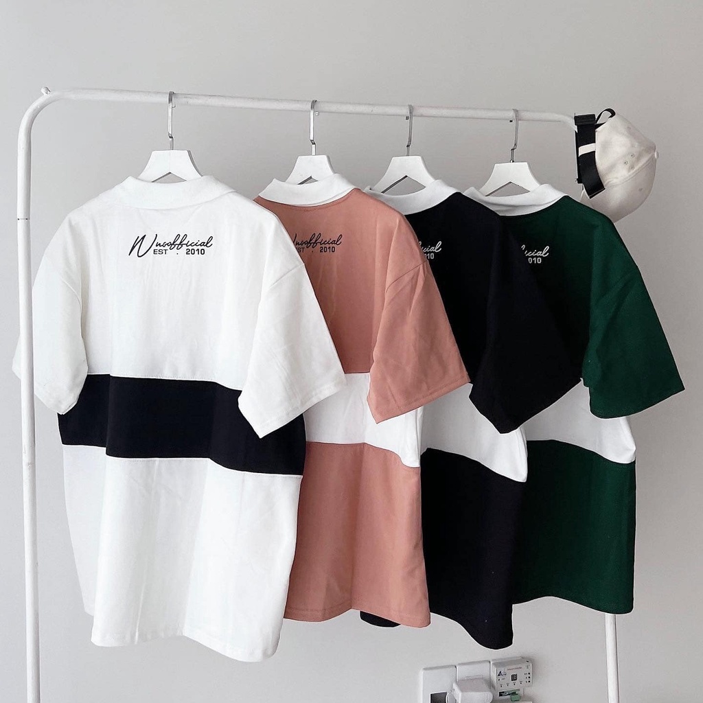 Áo Thun Polo W.Z.S Phối Màu Unisex