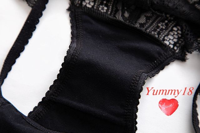 Quần lót cotton phối ren 1 dây hông sexy C96