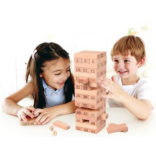 Rút gỗ 54 thanh cho bé thông minh - Đồ Chơi Nô En Montessori