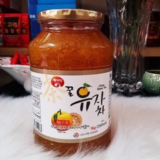 "Date mới nhất" Mật ong chanh đào Hàn Quốc Nắp Vàng 1kg