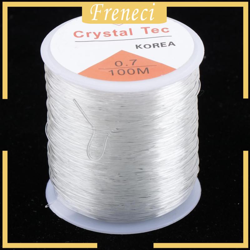 Cuộn Dây Pha Lê Co Giãn 0.7mm Dài 10m Dùng Làm Đồ Thủ Công