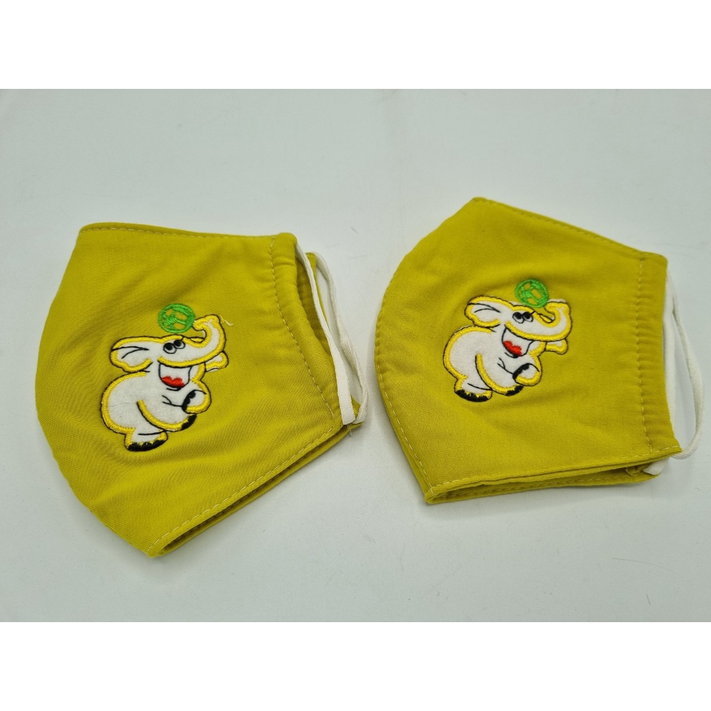 Khẩu trang vải cho bé mầm non chất cotton mềm mịn 3315