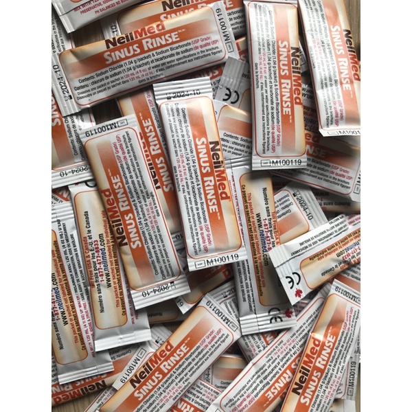 BỘ BÌNH RỬA MŨI 120ML VÀ 30 GÓI MUỐI VÀNG TRẺ EM NEILMED CHÍNH HÃNG MỸ