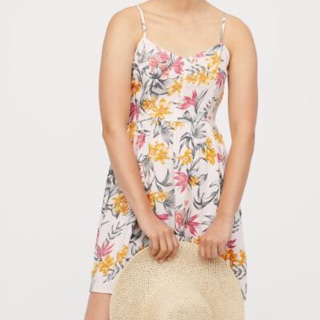 Đầm hoa 2 dây H&M divide malaysia
