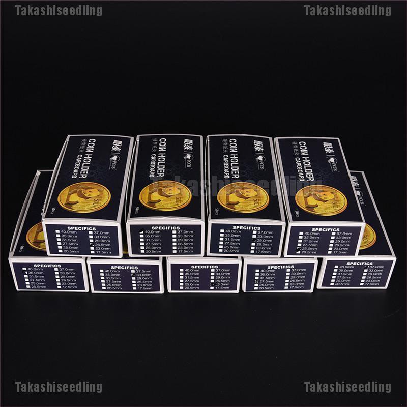 Bộ 60 Tông Màu Trắng Giữ Tiền Xu 2x2 Kèm Tay Cầm