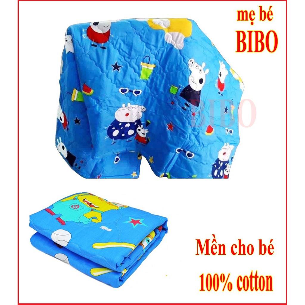 CHĂN MỀN CHO BÉ ĐI HỌC,CHO BÉ ĐẮP NGỦ TẠI NHÀ VẢI COTTON