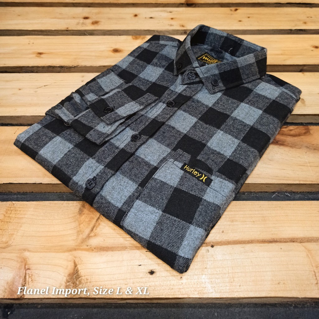 Áo Sơ Mi Nam Tay Dài Dáng Ôm Vải Flannel Họa Tiết Kẻ Sọc Đỏ Đen