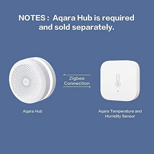Cảm biến nhiệt độ Aqara - Đo độ ẩm, áp suất không khí, Sensor có độ chính xác cao, Tương thích HomeKit