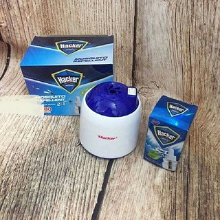 Đèn đuổi muỗi + Tinh dầu hacker