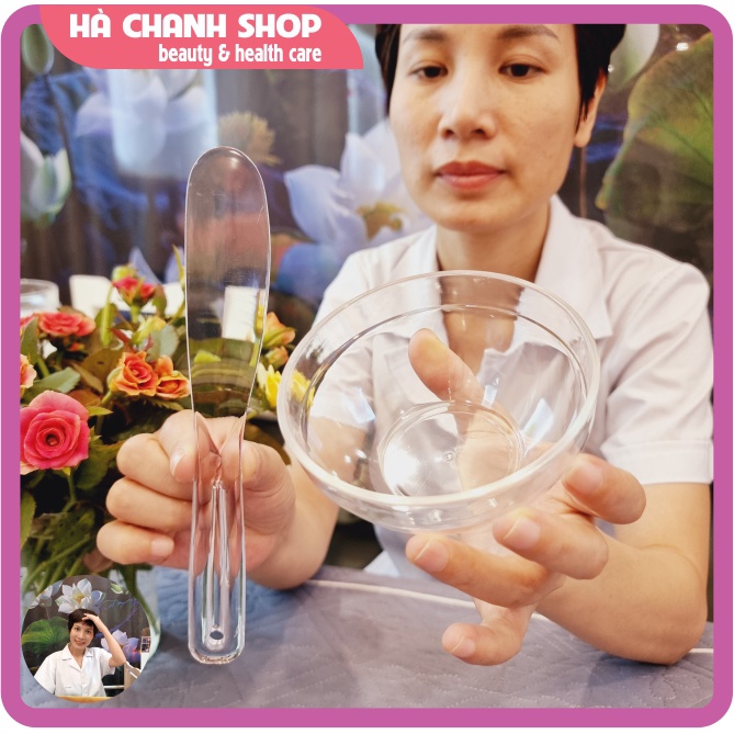 Bộ Bát Trộn Đắp Mặt Nạ Bằng Nhựa Cứng Trong Suốt Đẹp Sang Trọng Combo Bát Thìa Trộn Mask Chăm Sóc Da