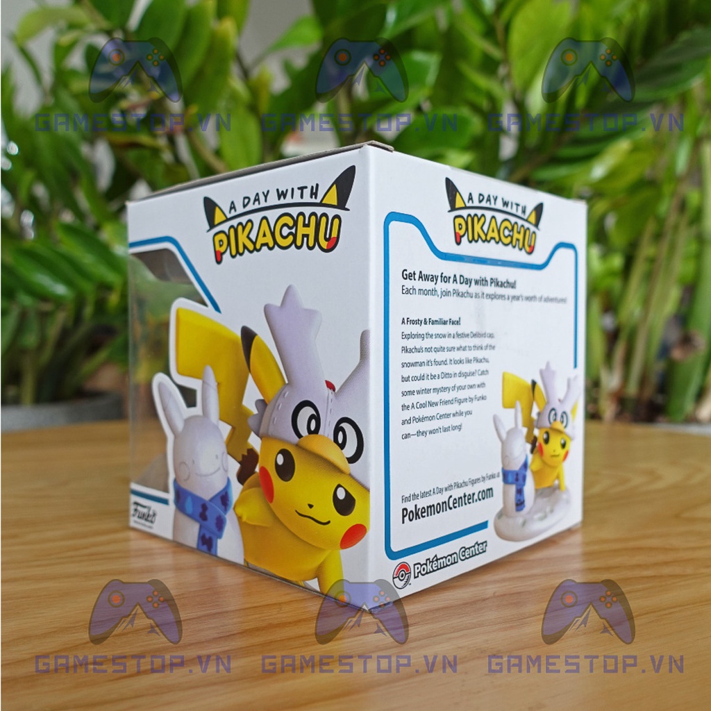 Mô hình Pokemon Day With Pikchu 9cm A Cool New Friend Funko Nhựa PVC, ABS CHÍNH HÃNG MỸ POKFK02