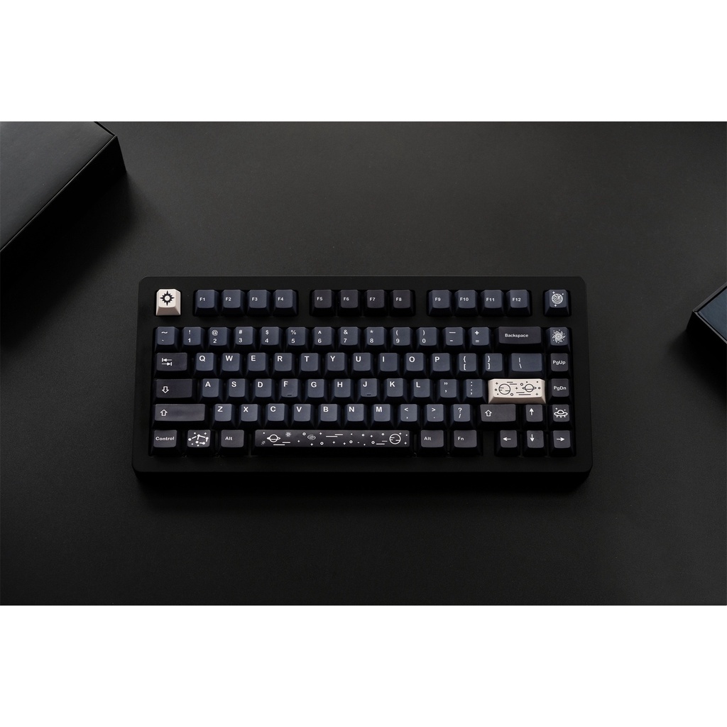 GMK Galaxy Keycaps, 130 phím PBT Keycaps Cherry Profile DYE-SUB Cá nhân hóa GMK Keycaps cho bàn phím cơ