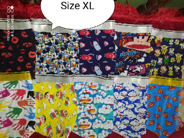 Set 6 boxer hoạt hình, sịp nam thun lạnh được chọn mẫu