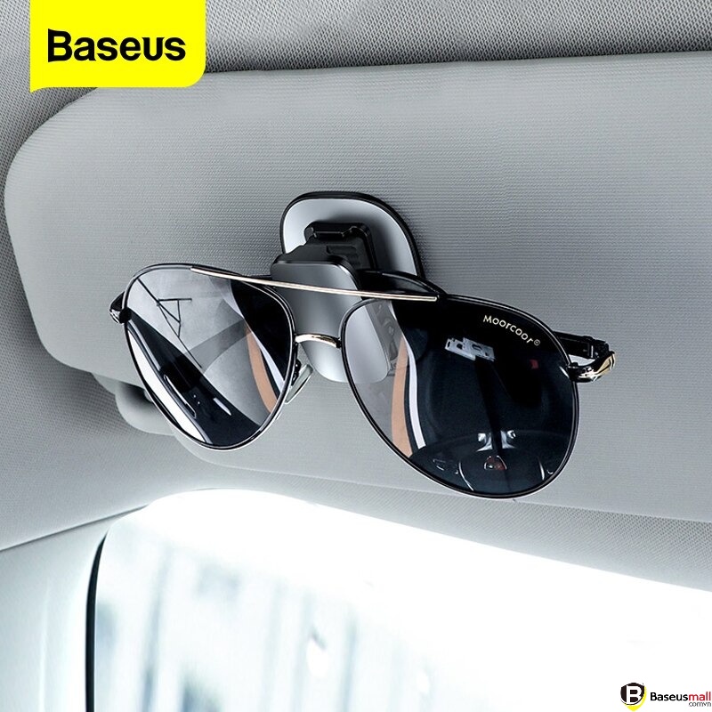 Baseus -BaseusMall VN Kẹp treo kính và đồ dùng trên xe hơi Baseus Platinum Vehicle Eyewear Clip