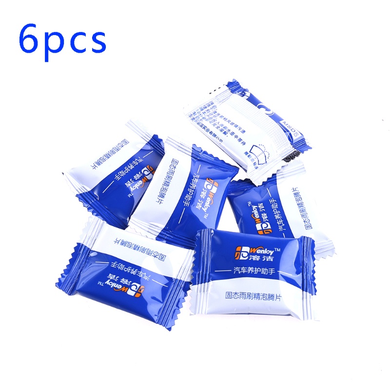 Viên Sủi Vệ Sinh Kính Chắn Gió Xe Hơi 6x