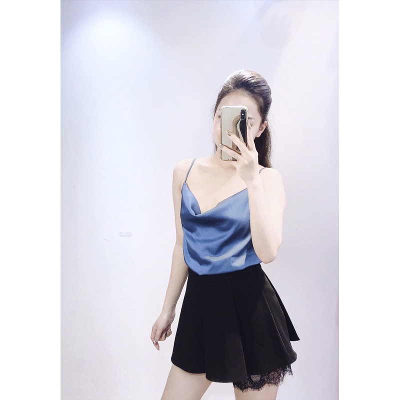 ⚡️BÁN SỈ⚡️Áo 2 dây cổ đổ có dây tăng chỉnh