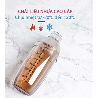 Bình lắc trà Shaker  700ml loại tốt