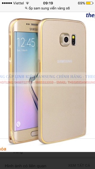 Ốp Viền nhôm s6