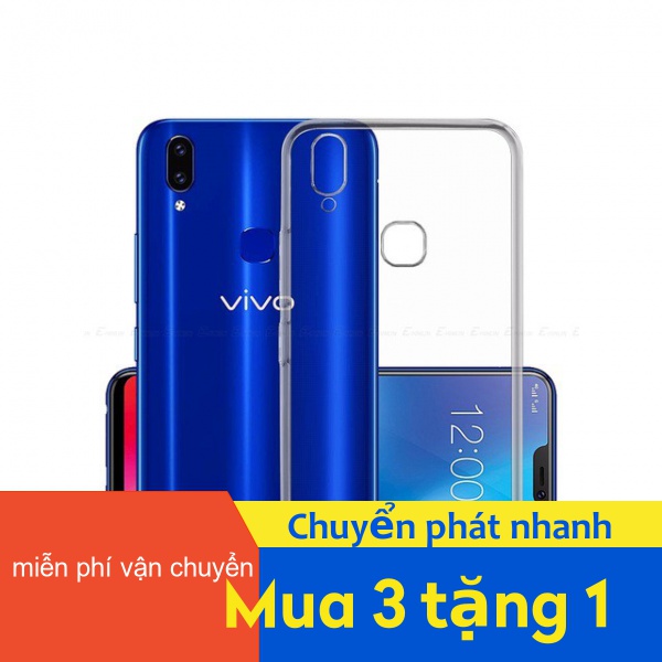 Ốp điện thoại TPU trong suốt cho Vivo Y69 Y70 Y71 Y75 Y79 Y81 Y83 Y85 Y91 Y93 Y95 Y97 Pro 2018 2020