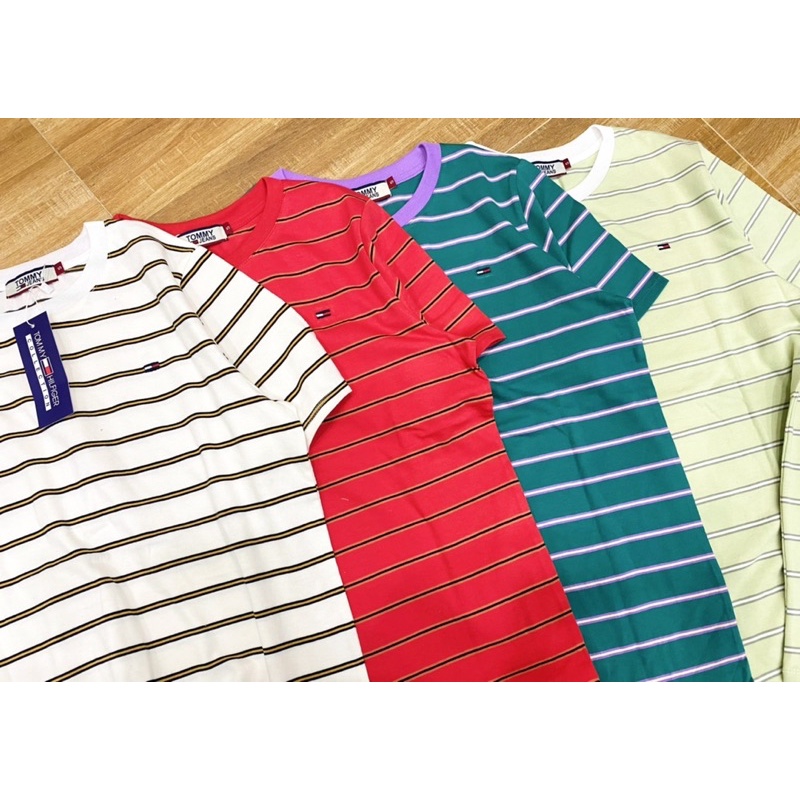 ÁO THUN SỌC TAY NGẮN