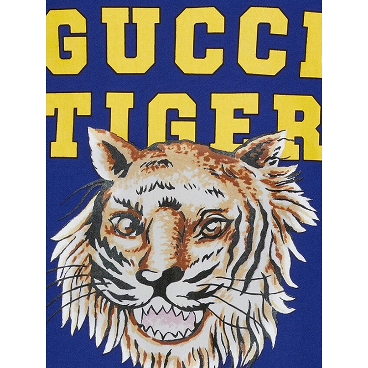 Áo Len Cotton In Hình Hổ Cổ Điển Gucci