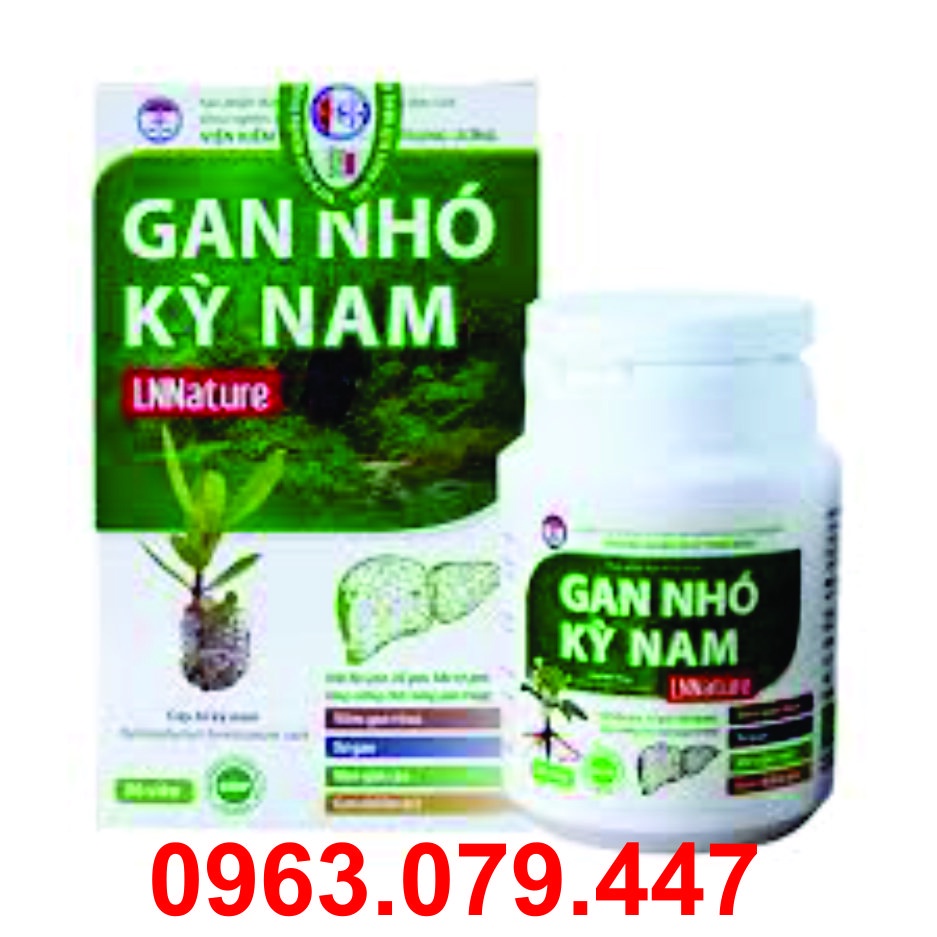 Combo 4 hộp Gan Nhó Kỳ Nam - Bổ gan, giải độc gan, hạ men gan