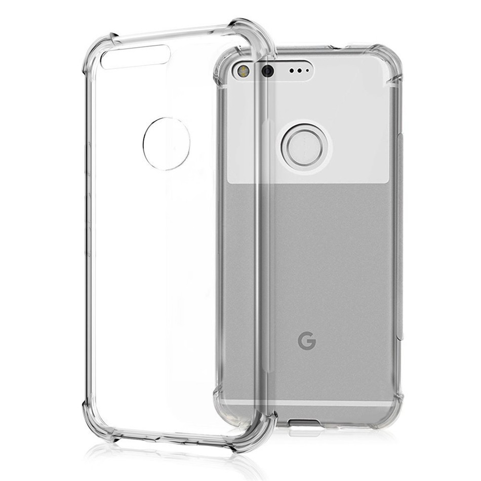 Ốp lưng điện thoại mềm trong suốt chống sốc cho Google Pixel 1 2 XL 3 3 XL 3A XL 4A 4 5 XL