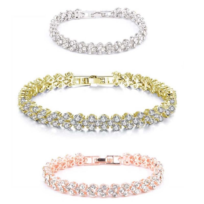 Vòng Tay Đính Đá Pha Lê Sang Trọng