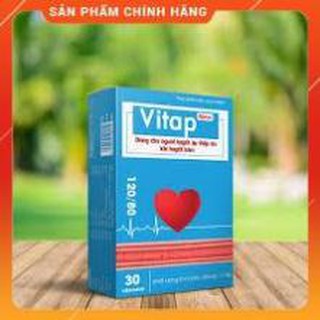 (Mới) Vitap New -  Viên uống hỗ trợ bổ huyết, cải thiện huyết áp thấp (Hộp 30 viên)