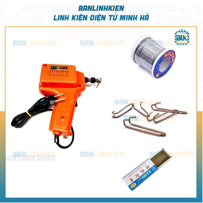 Mỏ Hàn Xung 220V-100W Bách Khoa Chuẩn ( Tặng 01 thiếc OK 100g, 01 hộp nhựa thông, 05 mũi hàn xung )