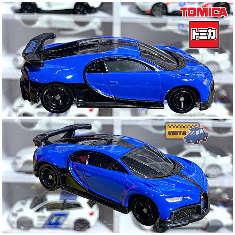 Xe mô hình Tomica Loose No.37 BUGATTI CHIRON PUR SPORT - Blue - tỉ lệ 1:64