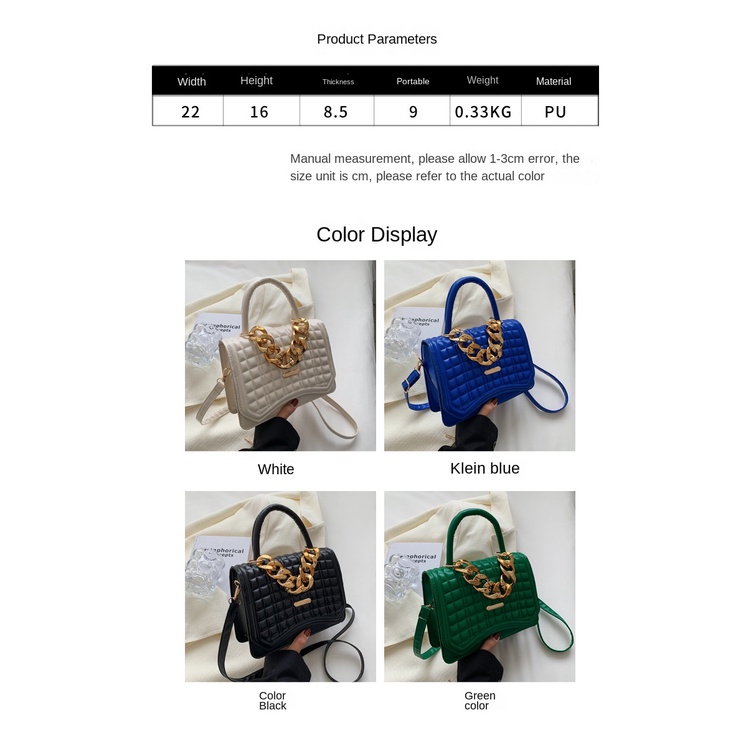 Túi Xách Đeo Vai Hình Vuông Thiết Kế Đơn Giản Phong Cách Cổ Điển Thời Trang Mới 2022 Dành Cho Nữ