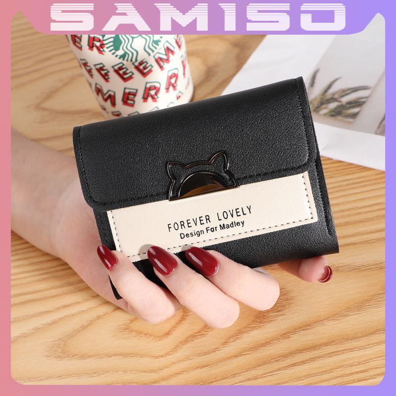 Ví nữ ngắn đẹp cầm tay mini nhỏ gọn bỏ túi nhiều ngăn dễ thương NG22 | BigBuy360 - bigbuy360.vn