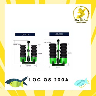 Lọc Bio QS- 200A nuôi tôm, tép, cá nhỏ