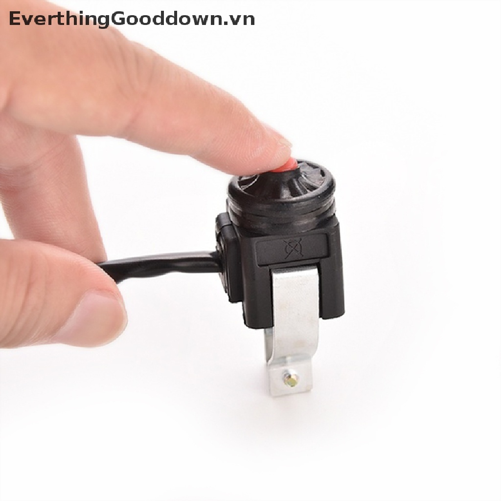 Everthinggooddown Công Tắc Nút Nhấn Khởi Động Còi Xe Mô Tô ATV UTV Dual Sport