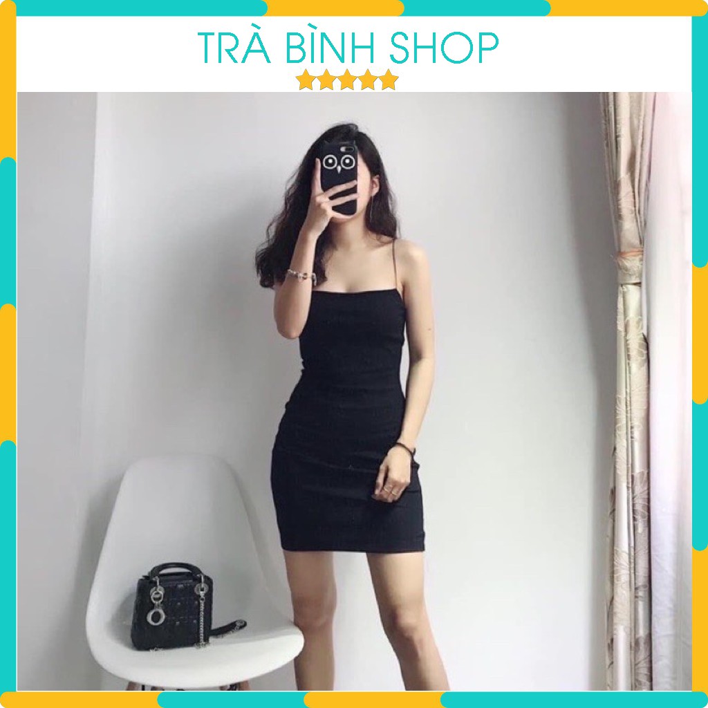 Váy 2S Body Đầm Ôm Body Sợi Bún Chất Bozip Hàng VNXK