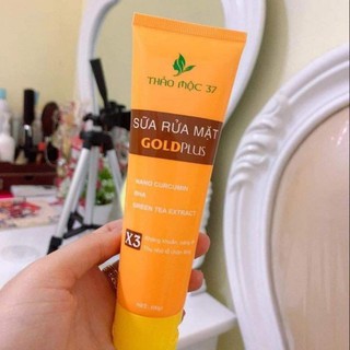 Sữa rửa mặt gold plus thảo mộc 37 . ,