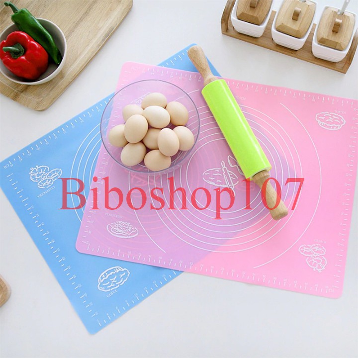 Tấm lót nhào bột, tấm nướng silicon mat 65x45cm