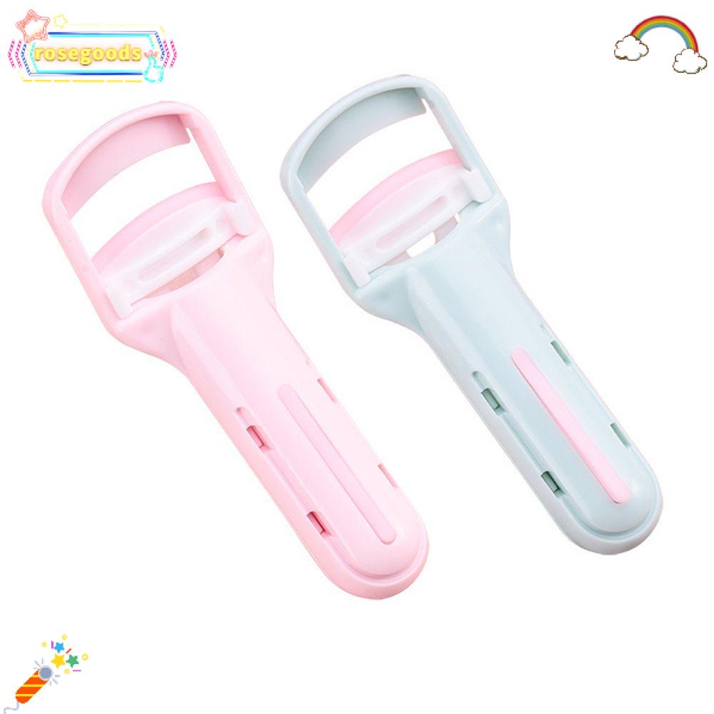 ROSE Fashion 3D New Makeup Tool Eyelash Curler Make up Silicone Curling Stereo Eye Accessories/Multicolor