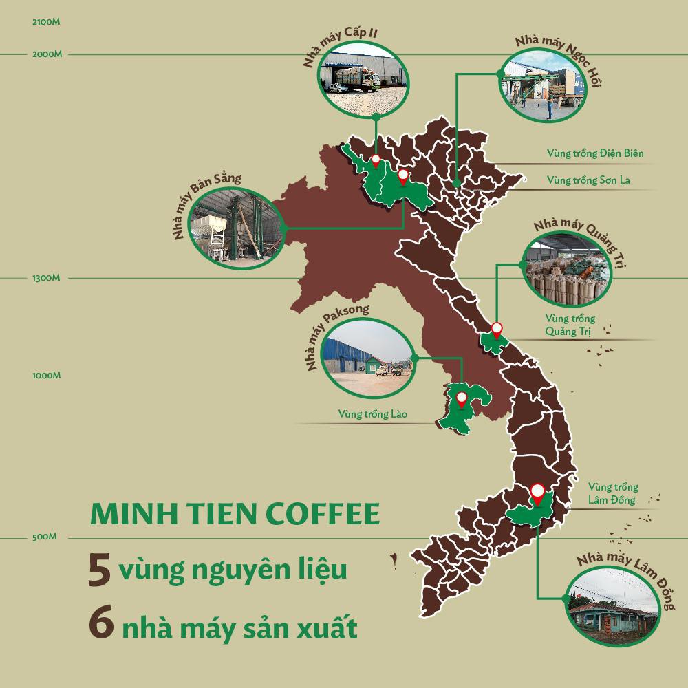 Cà phê hòa tan nguyên chất Coffilia 3in1 sạch nguyên bản - Cafe Vị Đậm (hộp 18 gói)