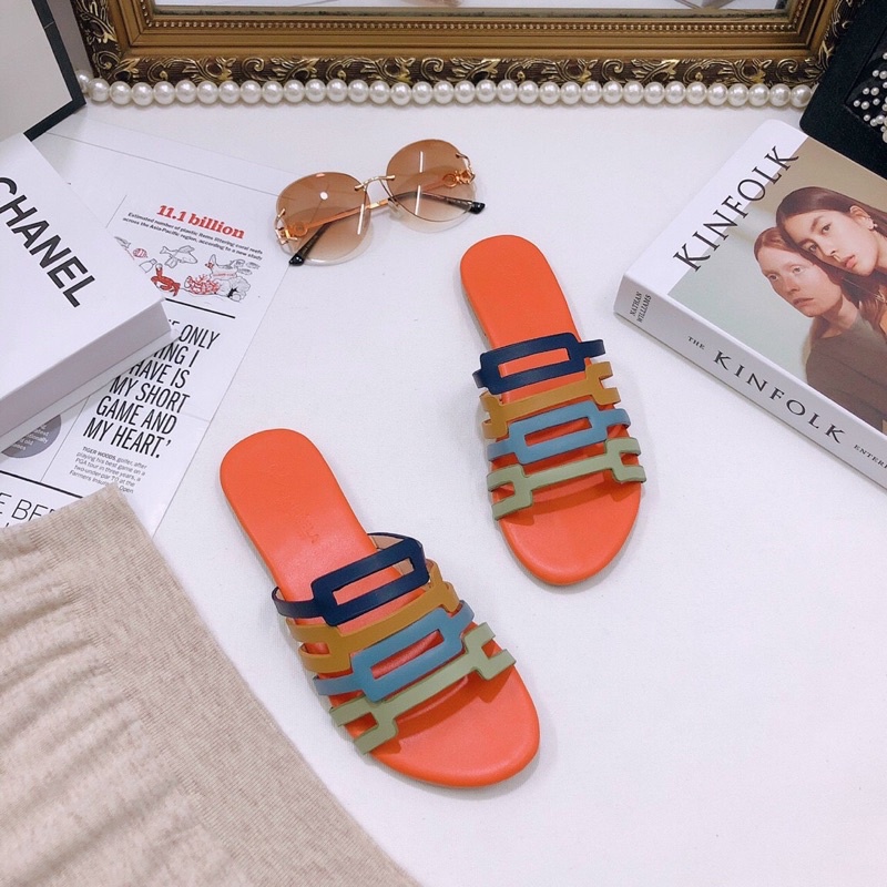 Dép nữ bản ngang cắt LAZE full màu cực đẹp (ảnh thật) - Chị Chảnh Store