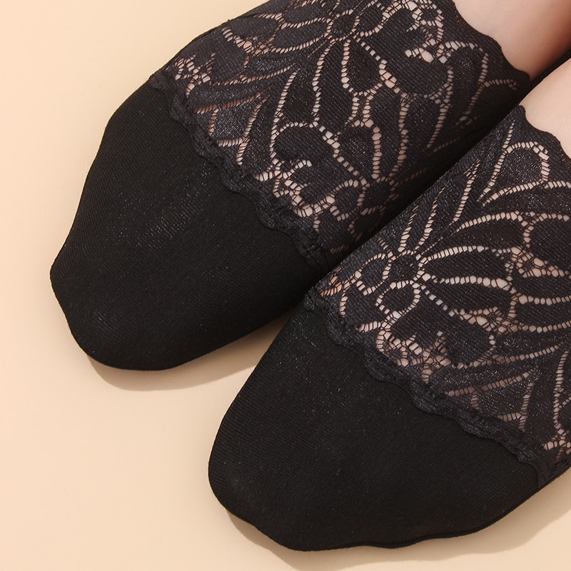 Vớ Ren Cotton Mỏng Nhẹ Thoáng Khí Thời Trang Xuân Hè Mới Ngọt Ngào Quyến Rũ Cho Nữ