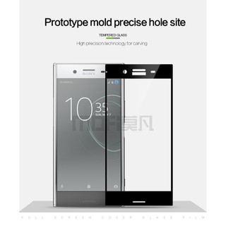 Set kính cường lực toàn màn hình 2.5D dùng cho Sony Xperia XZ Premium