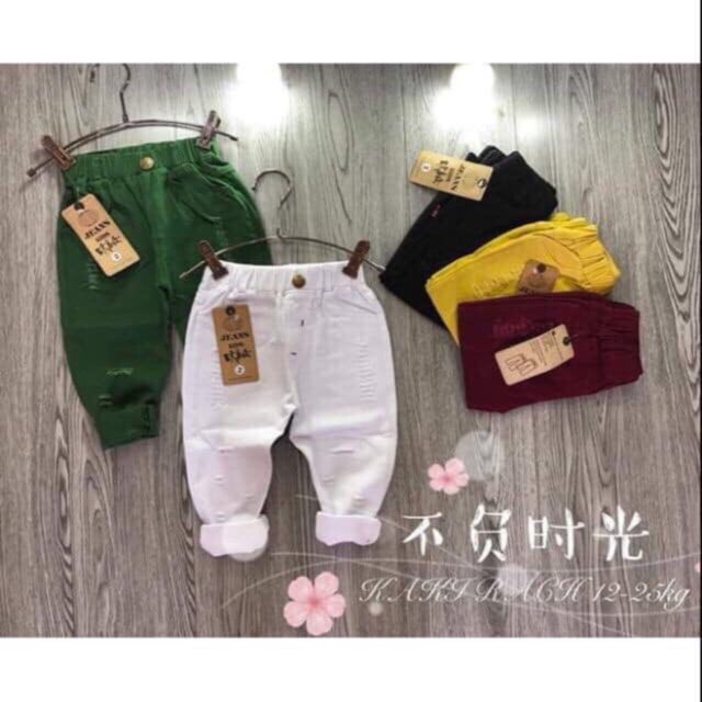 Quần kaki cho bé trai