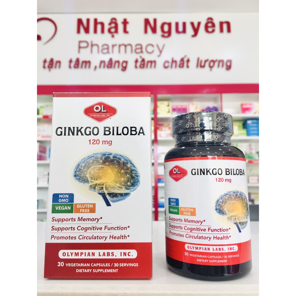 Viên uống bổ não Ginkgo Biloba 120mg Hộp 30 viên